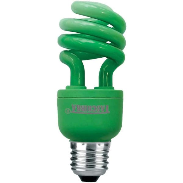 Lâmpada Fluorescente Espiral Verde 220V 14W Taschibra 39039 39039