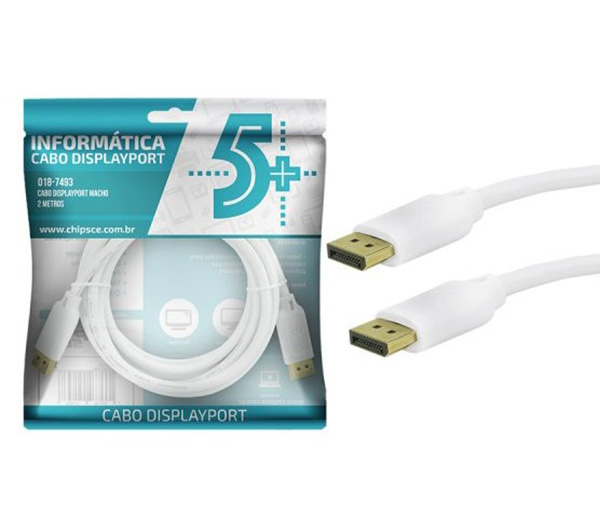 Cabo DisplayPort 1.2 com Trava 2M Chip Sce 018-7497 39271 39271