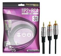 Cabo de Áudio P2+RCA 3M Chip Sce 018-0703 39288 39288 