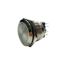 Botão Antivandalismo 22mm Pulsante Faceado Brasiltec HS22F-11/N 39438 39438 