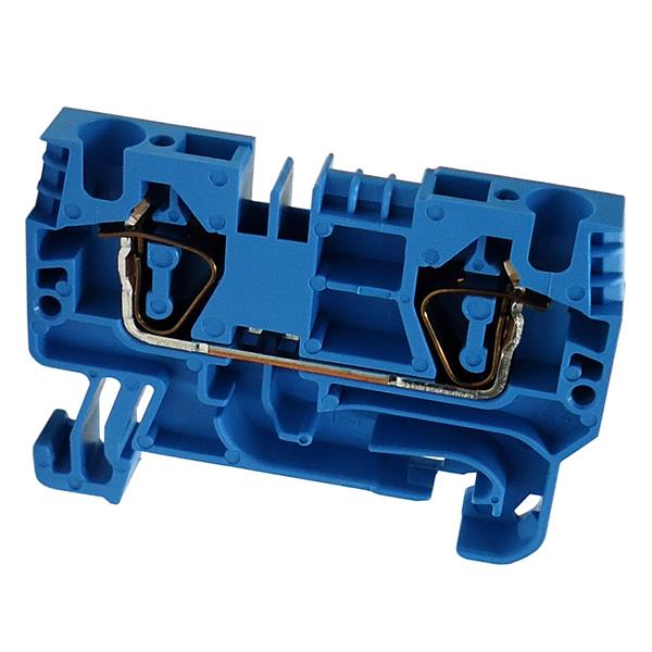 Conector Neutro de Passagem Conexão Mola Wieland WKFN 4 / 35 BLAU 56.704.0055.6 39994 39994