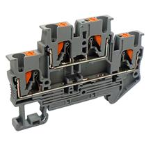 Conector de Passagem Duplo Conexão Push-in Phoenix PTTB2,5 3210567 39534 39534 