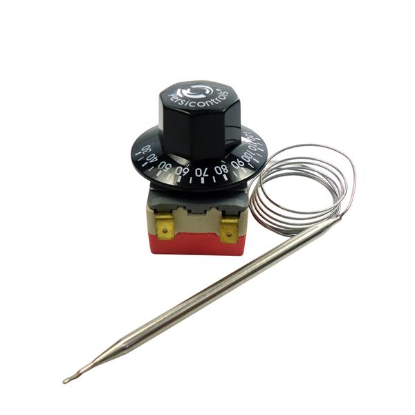 Termostato de Bulbo 2 Terminais Persicontrols 120°C 20A 40686 40686