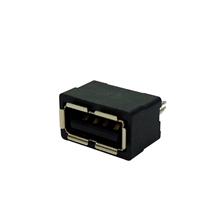 Conector USB-A Fêmea Preto para Placa 180° 40711 40711