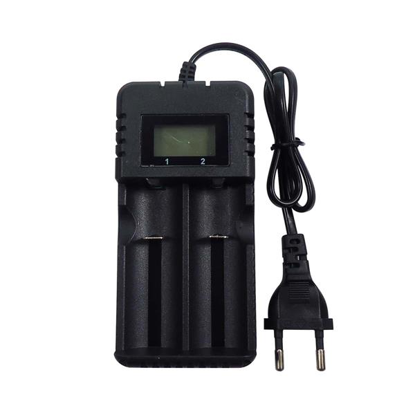 Carregador de Baterias Bivolt 2x18650 YCD-002-W 39399 39399
