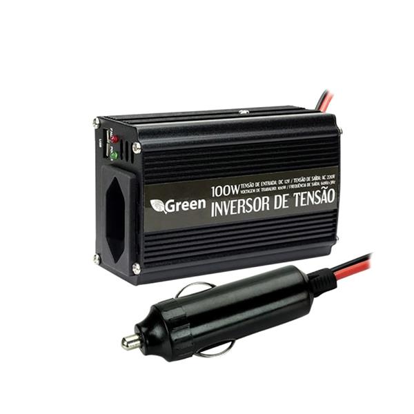 Inversor de Potência USB E-12V S-220VAC 60HZ 100W Chip Sce 002-0120 40424 40424