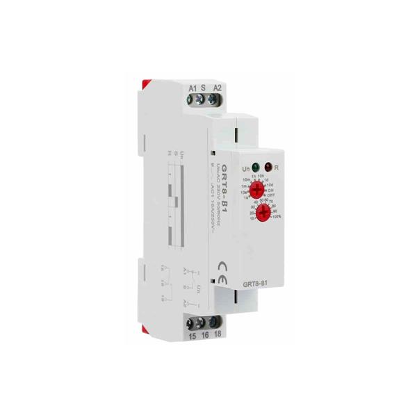 Temporizador Off-Delay 12-240VCA/VCC Brasiltec GRT8-B1  39626 39626