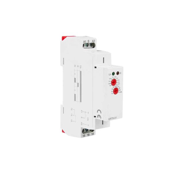 Temporizador On-Delay 12-240VCA/CC Brasiltec GRT8-A1 39627 39627