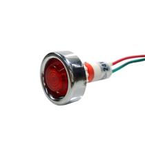 Sinaleiro Miniatura com Rabicho 24V Vermelho PL-108CB-R 39597 39597