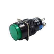 Botão de Comando Redondo Pulsante 16mm JNG YLAY8E-Y11DG 39337 39337