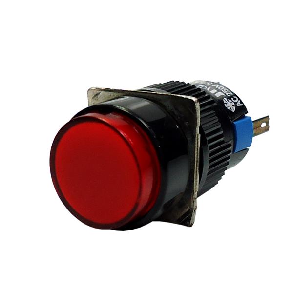 Botão de Comando Redondo Pulsante 16mm JNG YLAY8E-Y11DR 39338 39338