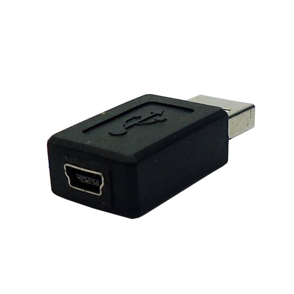 Adaptador USB-A Macho X Mini USB 5 Pinos Fêmea 39505 39505