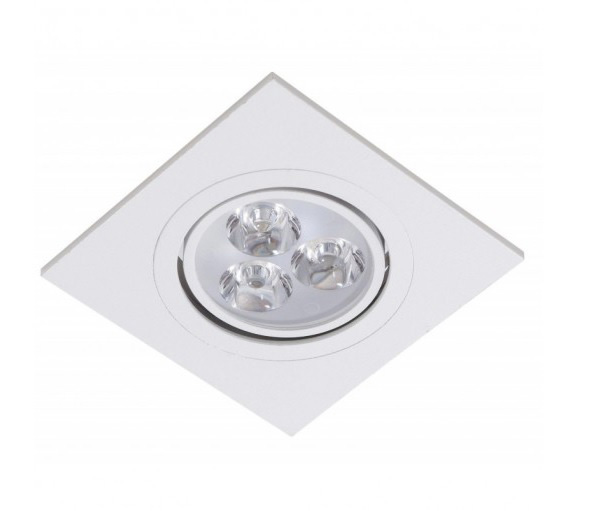 Luminária Led Spot de Embutir 3W Autovolt 6500K XS-37-3W 39485 39485