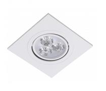 Luminária Led Spot de Embutir 3W Autovolt 6500K XS-37-3W 39485 39485 