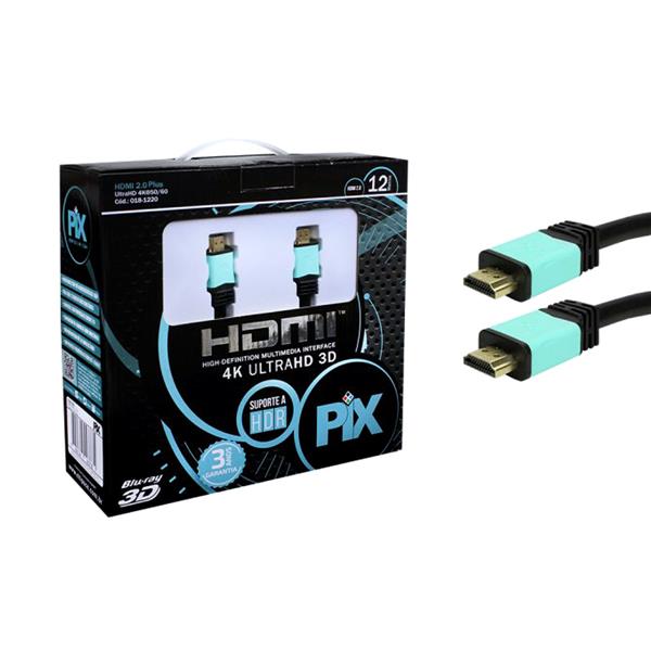 Cabo HDMI Plus 2.0 4K HDR 19P 12M com Filtro Chip Sce 018-1220 40910 40910