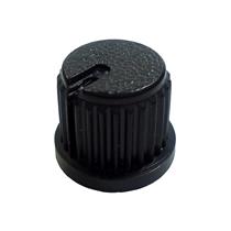 Knob Plástico com Parafuso, Bucha, Indicador e Rosca Preto AD-209 40921 40921 