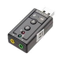 Adaptador de Som USB 2.0 Externo 7.1 Canais Exbom USOM-10 40987 40987