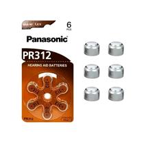 Bateria Auditiva Zinc Air PR312 Panasonic 1,4V - cartela com 6 unidades 39914 39914