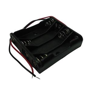 Suporte para 4 Pilhas Palito Preto 39917 39917 