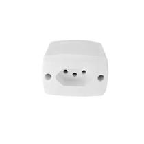 Tomada de Sobrepor Retangular (2P+T) 20A 250V Branca Ilumi 16517 39944 39944