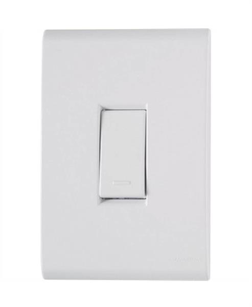 Conjunto Liz 4x2 com 1 Interruptor Simples Branco Tramontina 57170/001 40354 40354