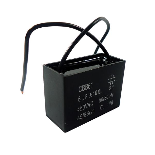 Capacitor Partida de Motor CBB61 6MF x 450V 39678 39678