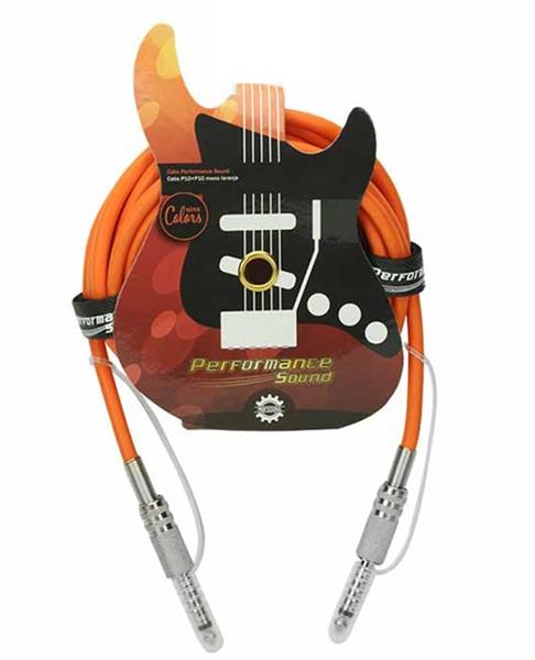 Cabo P10 + P10 Mono 10m Laranja Performance Sound 018-0091 40815 40815