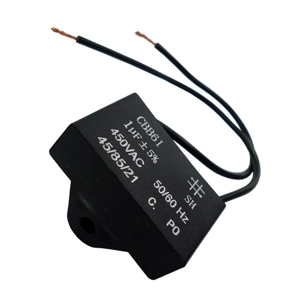 Capacitor Partida de Motor CBB61 1MF x 450V 39670 39670