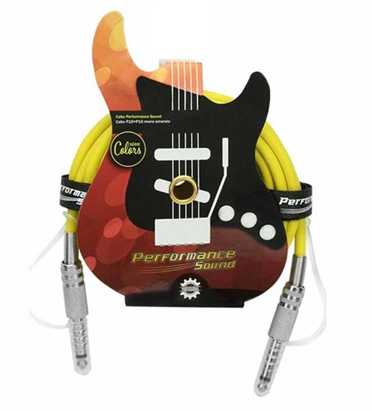 Cabo P10 + P10 Mono 3m Amarelo Performance Sound 018-0097 40810 40810