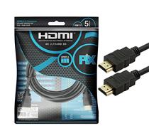 Cabo HDMI Gold 2.0 4K Ultra HD 5M 19 Pinos Chip Sce 018-2225 40356 40356