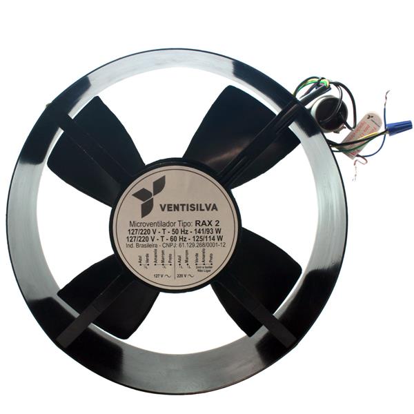 Microventilador Axial 256x265x85mm 127/220V Ventisilva RAX2 CD 14748 14748