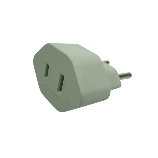 Adaptador 2P de 10A Cinza Margirius ADP2-22 (14571) 40650 40650