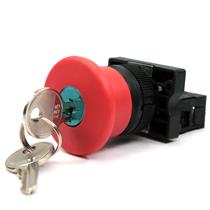 Botão de Emergência Chave para Destravar Metaltex P20ACR-R-1B 14671 14671 