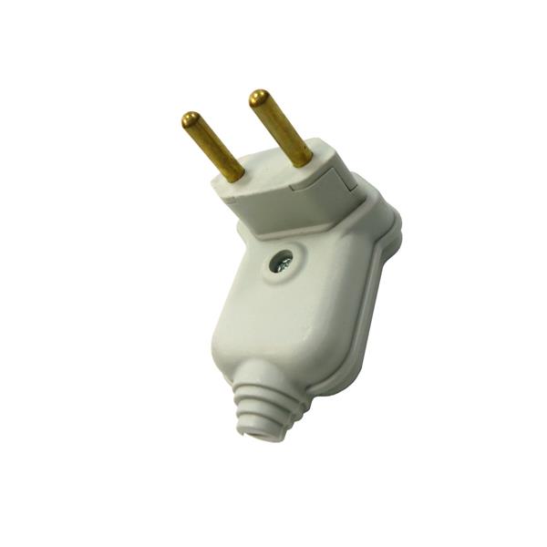 Plugue com Prensa Cabo 2P+ Ø 4,8mm 20A 250V Cinza Margirius PLD8-2 (16597) 40652 40652