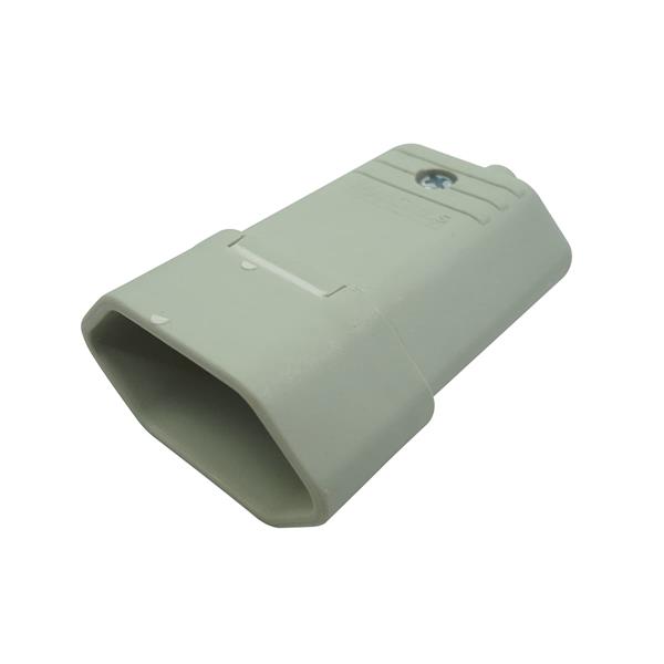 Plugue Fêmea 2P Ø 4,0mm 10A 250V Cinza Margirius TMD1-2 (11976) 40658 40658