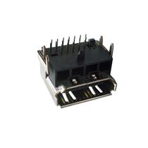 Conector HDMI Fêmea 90° para Placa com Suporte Terra 90° 40497 40497