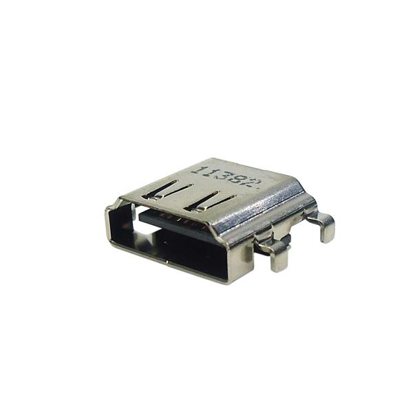 Conector HDMI Fêmea 180° para Placa com Suporte Terra 90° 40500 40500