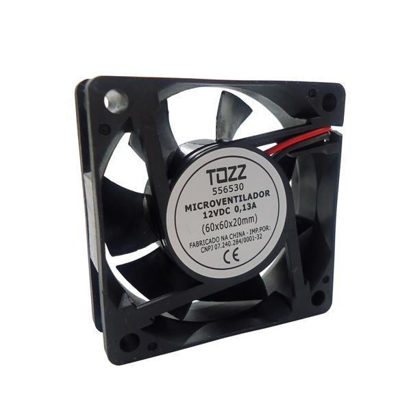 Microventilador Axial 60x60x20mm 12VCC 556530 41359 41359