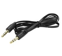 Cabo de Áudio P2+P2 Estereo Flat Preto 1,2M Chip Sce 018-0022 41056 41056 