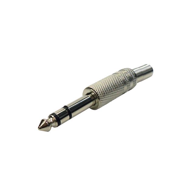 Plug P10 Stereo Metálico com Mola 40594 40594