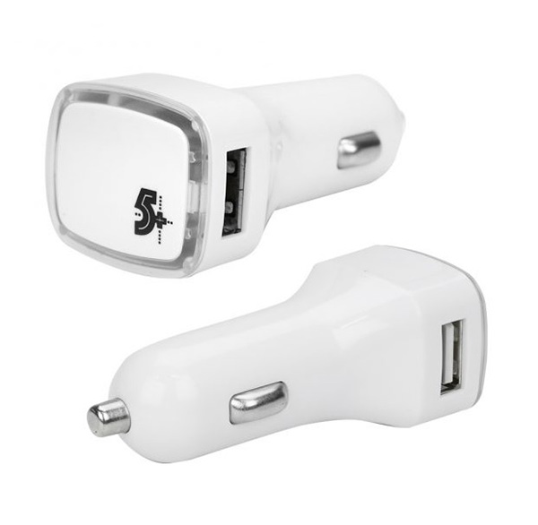 Fonte USB Automotivo 12V 2,1A Branco Chip Sce 044-0006 41071 41071