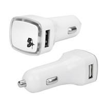 Fonte USB Automotivo 12V 2,1A Branco Chip Sce 044-0006 41071 41071