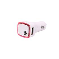 Fonte USB Automotivo 12V 2,1A Branco/Rosa Chip Sce 044-0009 41074 41074 