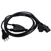 Cabo de Força Y 1 Macho X 2 Fêmeas 2,0 mts Preto Chip Sce 018-1809 41093 41093