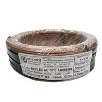 Fio Cabinho Flexível N 20 0,50 mm² Marrom BC-Cabos rolo com 100 mts 38645 38645