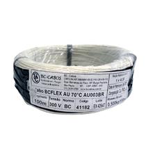 Fio Cabinho Flexível N 22 0,30 mm² Branco BC-Cabos rolo com 100 mts 41182 41182 