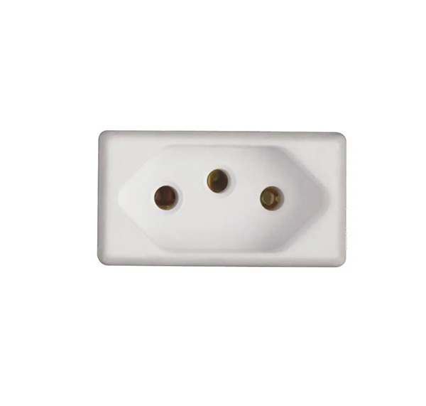 Tomada Liz 2P+T Branco Tramontina 57115/032 41012 41012