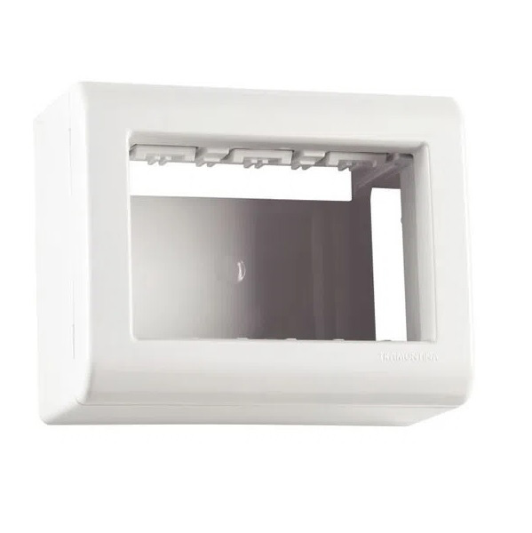 Caixa de Sobrepor LizFlex 3 Postos Tramontina 57303/003 40265 40265