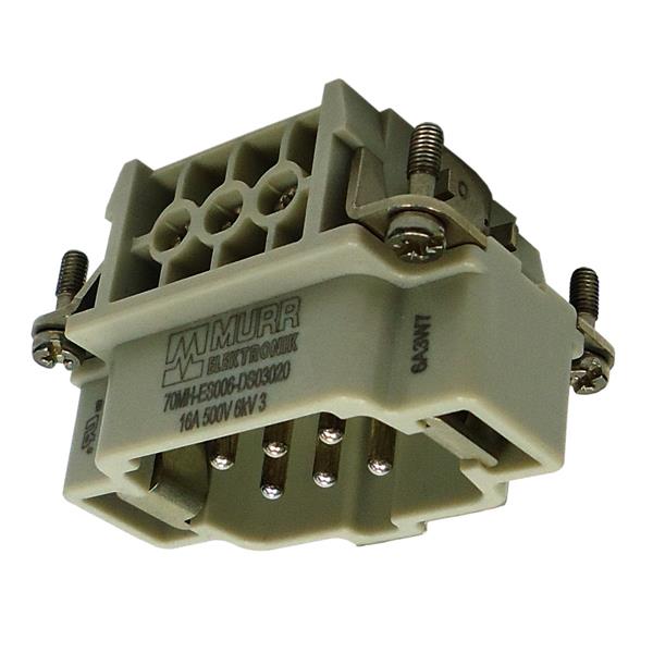 Contato Macho 6 Pinos Murr Electronic 70MH-ES006-DS03020 40053 40053