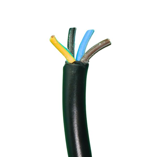 Cabo Flexível PP 500V 4X0,50 mm² Preto Corfio 39717 39717
